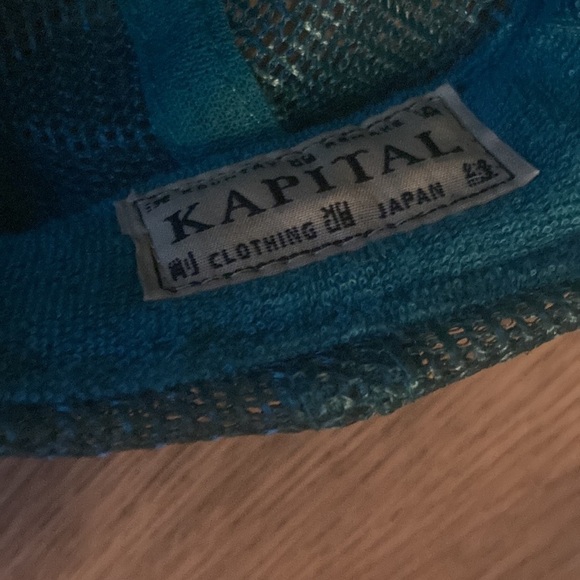 Kapital Japan, turquoise, trucker hat - Picture 5 of 5
